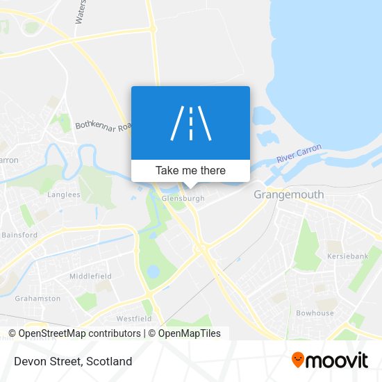 Devon Street map