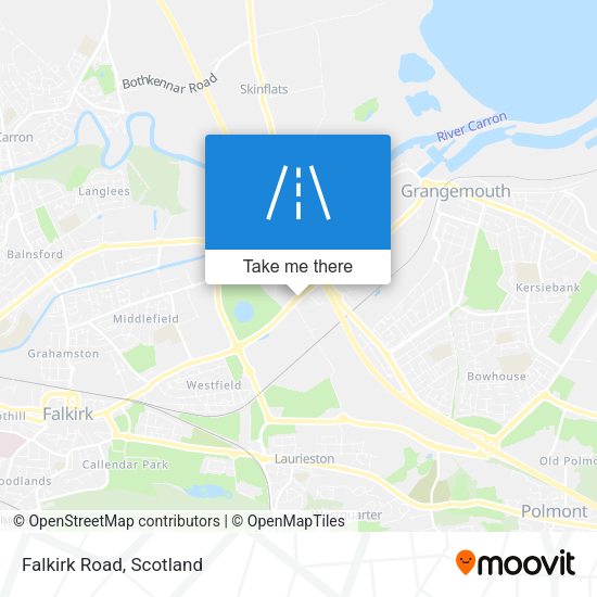Falkirk Road map
