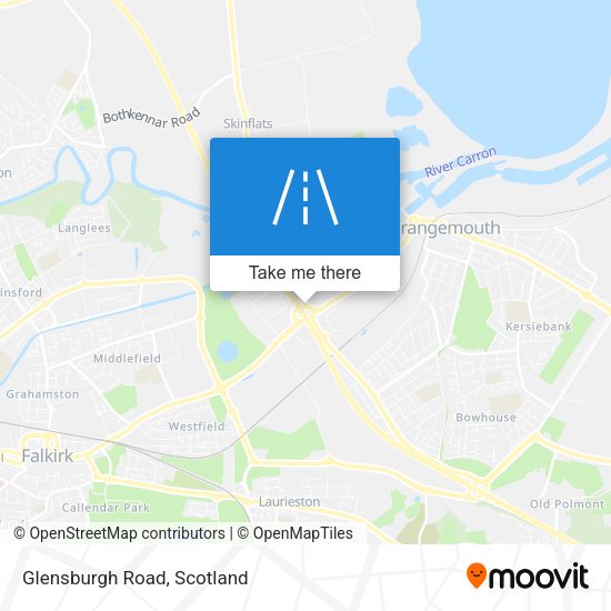 Glensburgh Road map