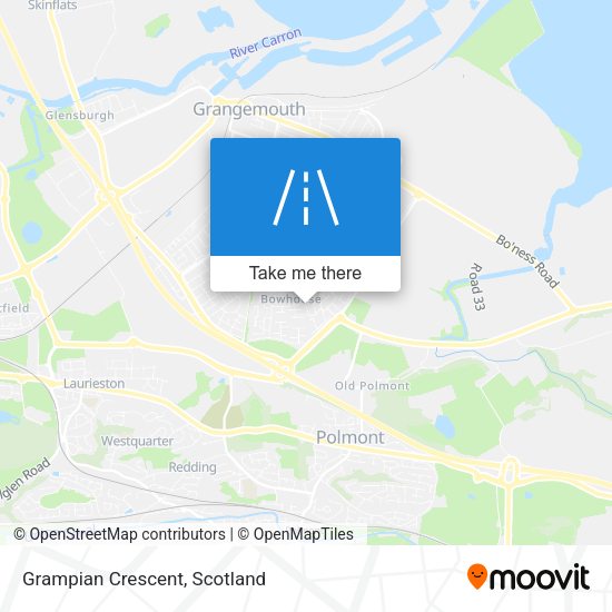 Grampian Crescent map