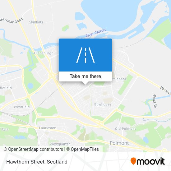 Hawthorn Street map