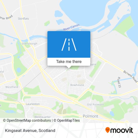 Kingseat Avenue map