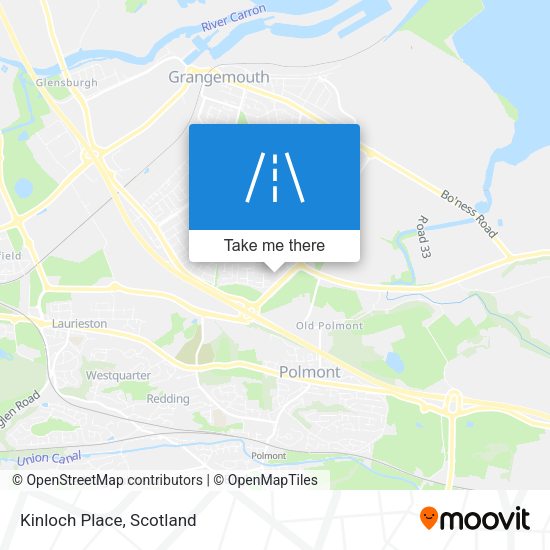 Kinloch Place map