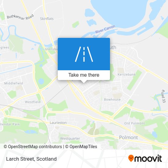 Larch Street map