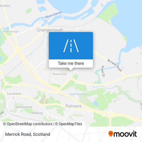 Merrick Road map