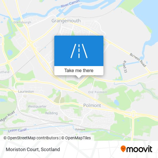 Moriston Court map