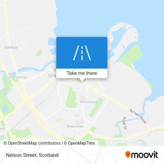 Nelson Street map