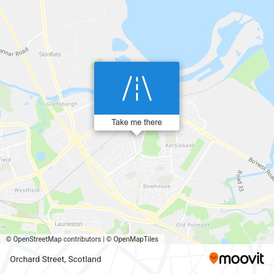 Orchard Street map