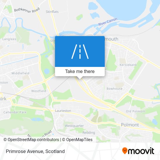 Primrose Avenue map