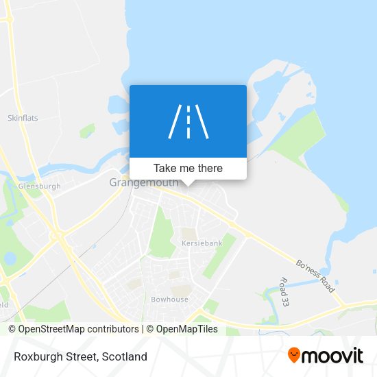 Roxburgh Street map
