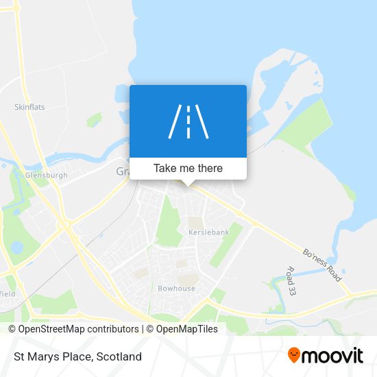 St Marys Place map