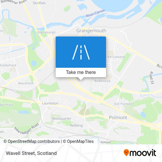 Wavell Street map