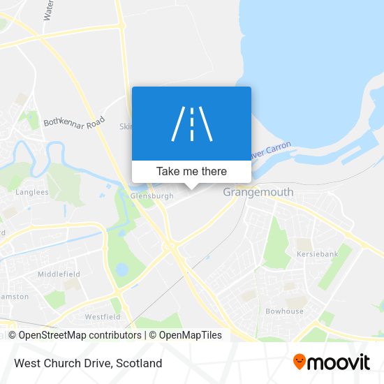 West Church Drive map