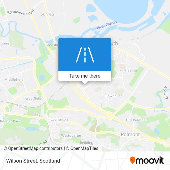 Wilson Street map