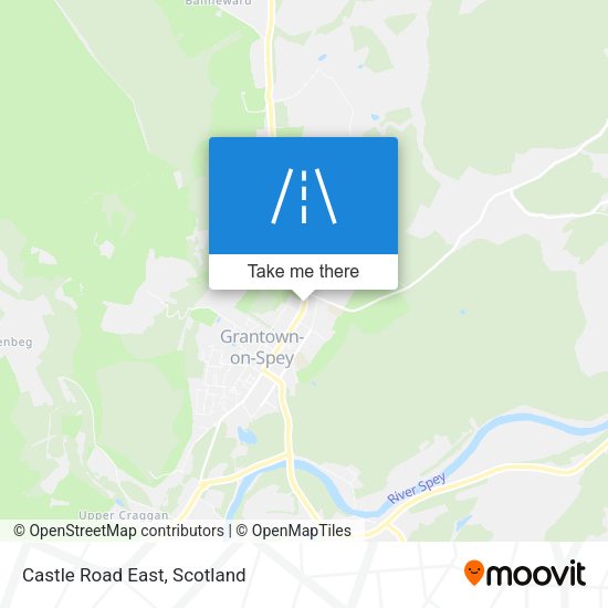 Castle Road East map