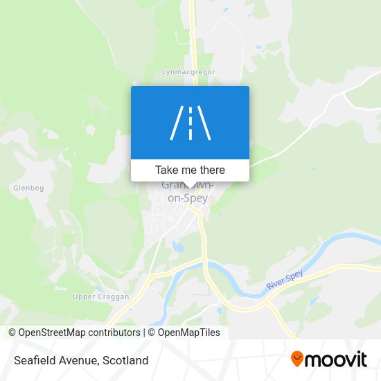 Seafield Avenue map