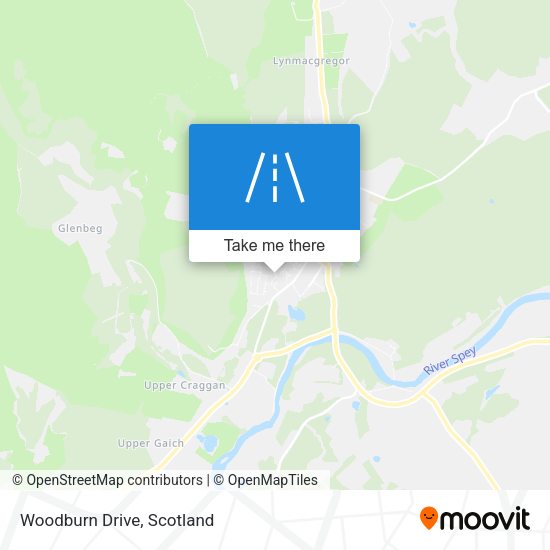 Woodburn Drive map