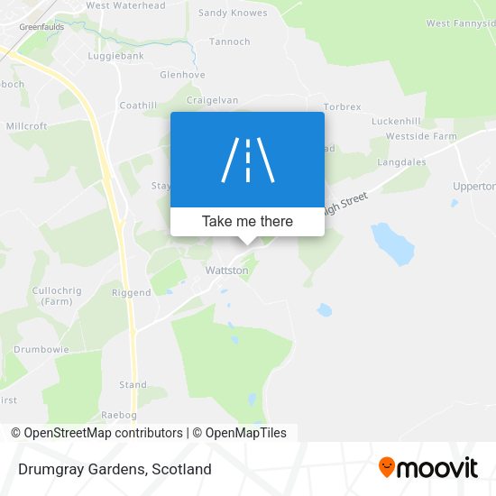 Drumgray Gardens map