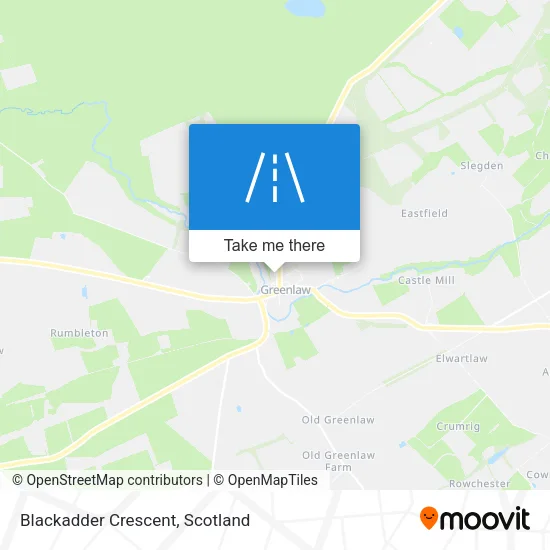 Blackadder Crescent map