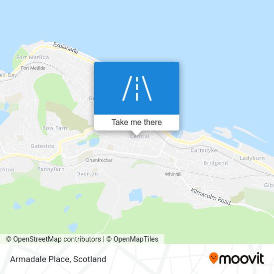 Armadale Place map