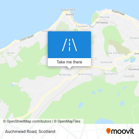 Auchmead Road map