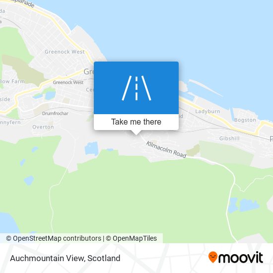 Auchmountain View map