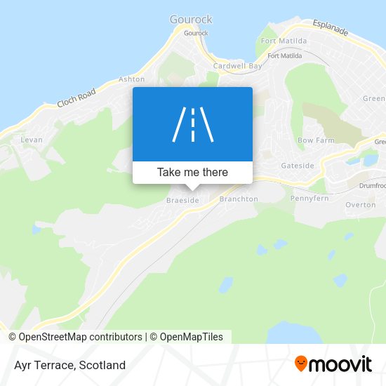 Ayr Terrace map
