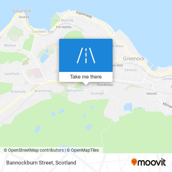 Bannockburn Street map