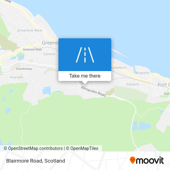 Blairmore Road map