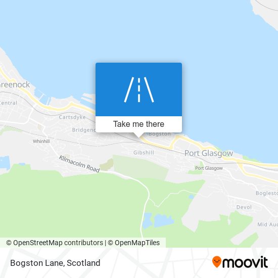 Bogston Lane map