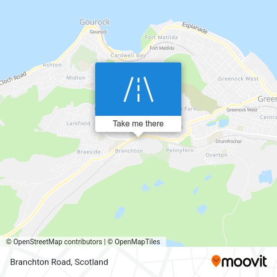 Branchton Road map