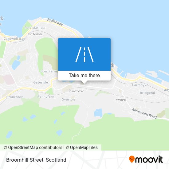 Broomhill Street map
