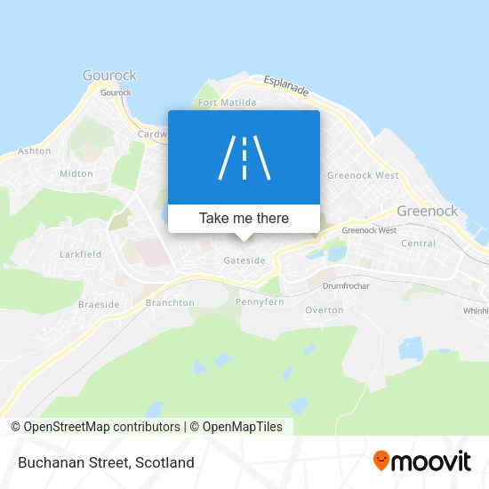 Buchanan Street map