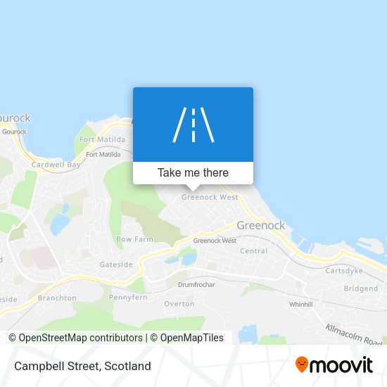 Campbell Street map