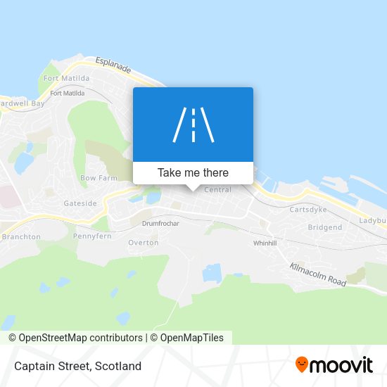 Captain Street map