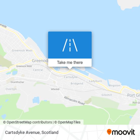 Cartsdyke Avenue map