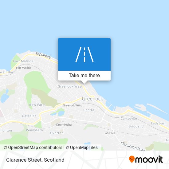 Clarence Street map