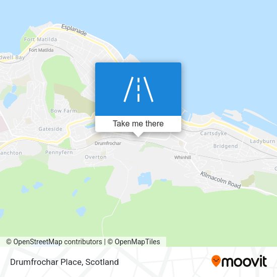 Drumfrochar Place map