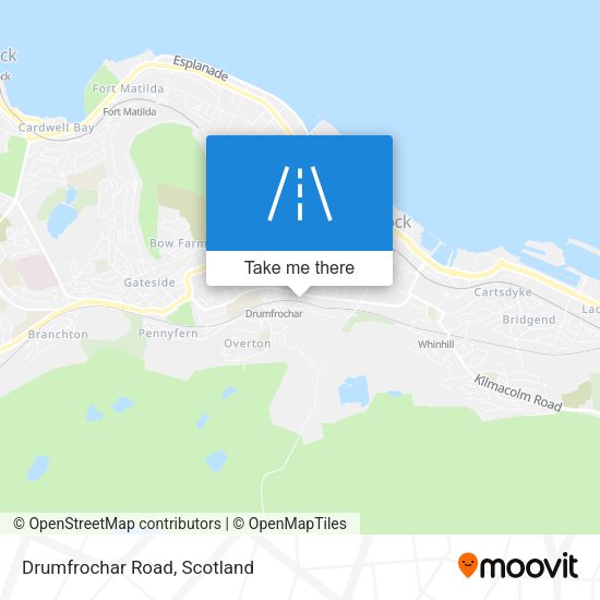 Drumfrochar Road map
