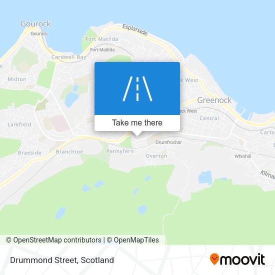 Drummond Street map