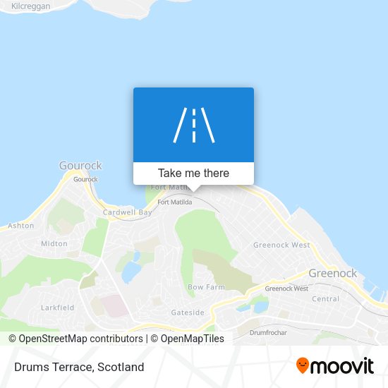 Drums Terrace map