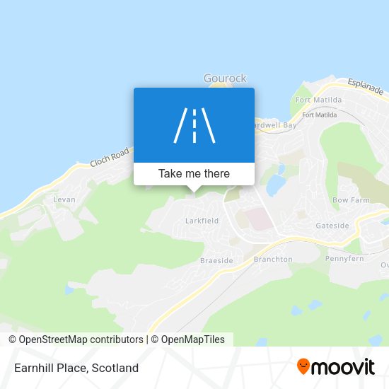 Earnhill Place map