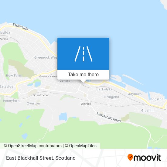 East Blackhall Street map
