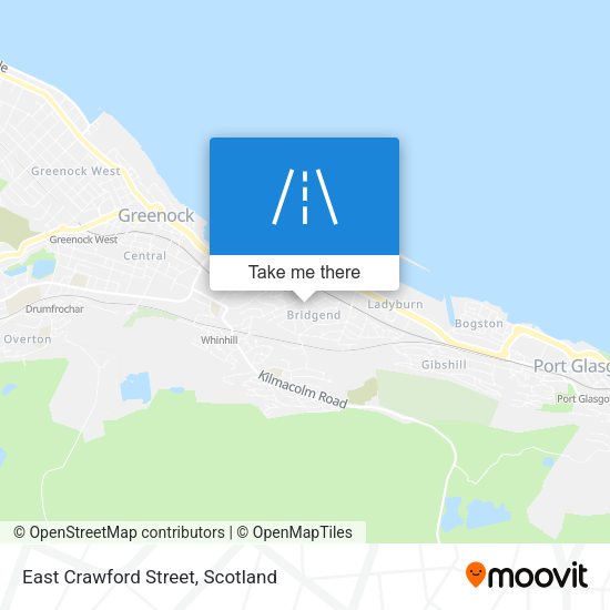 East Crawford Street map