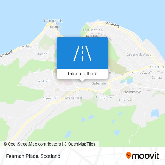 Fearnan Place map