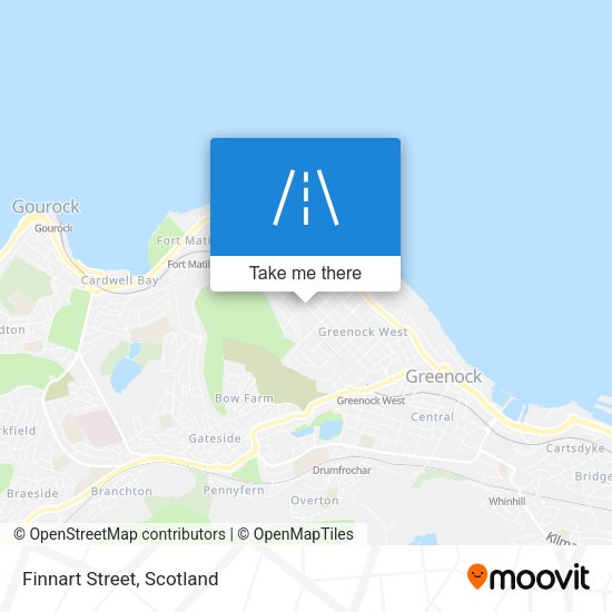 Finnart Street map