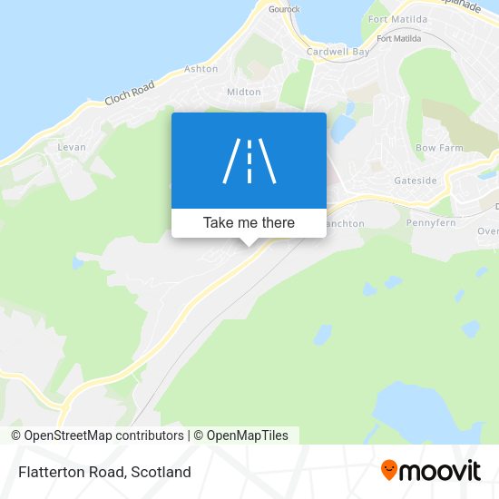 Flatterton Road map