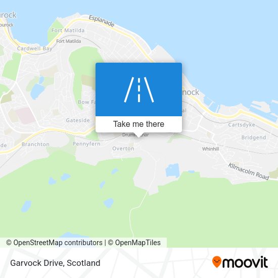 Garvock Drive map