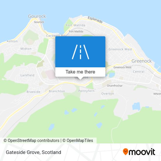 Gateside Grove map
