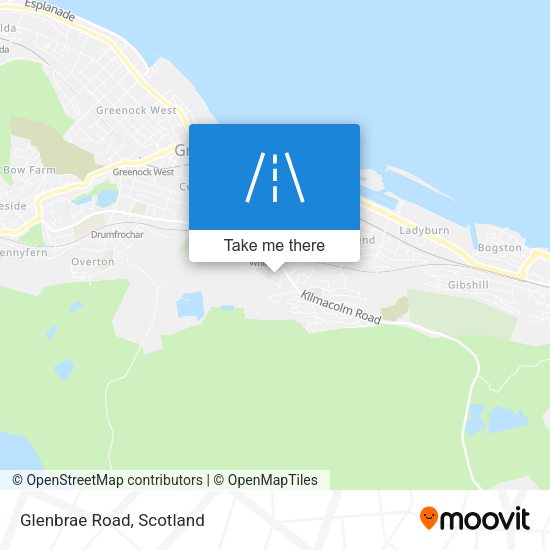 Glenbrae Road map